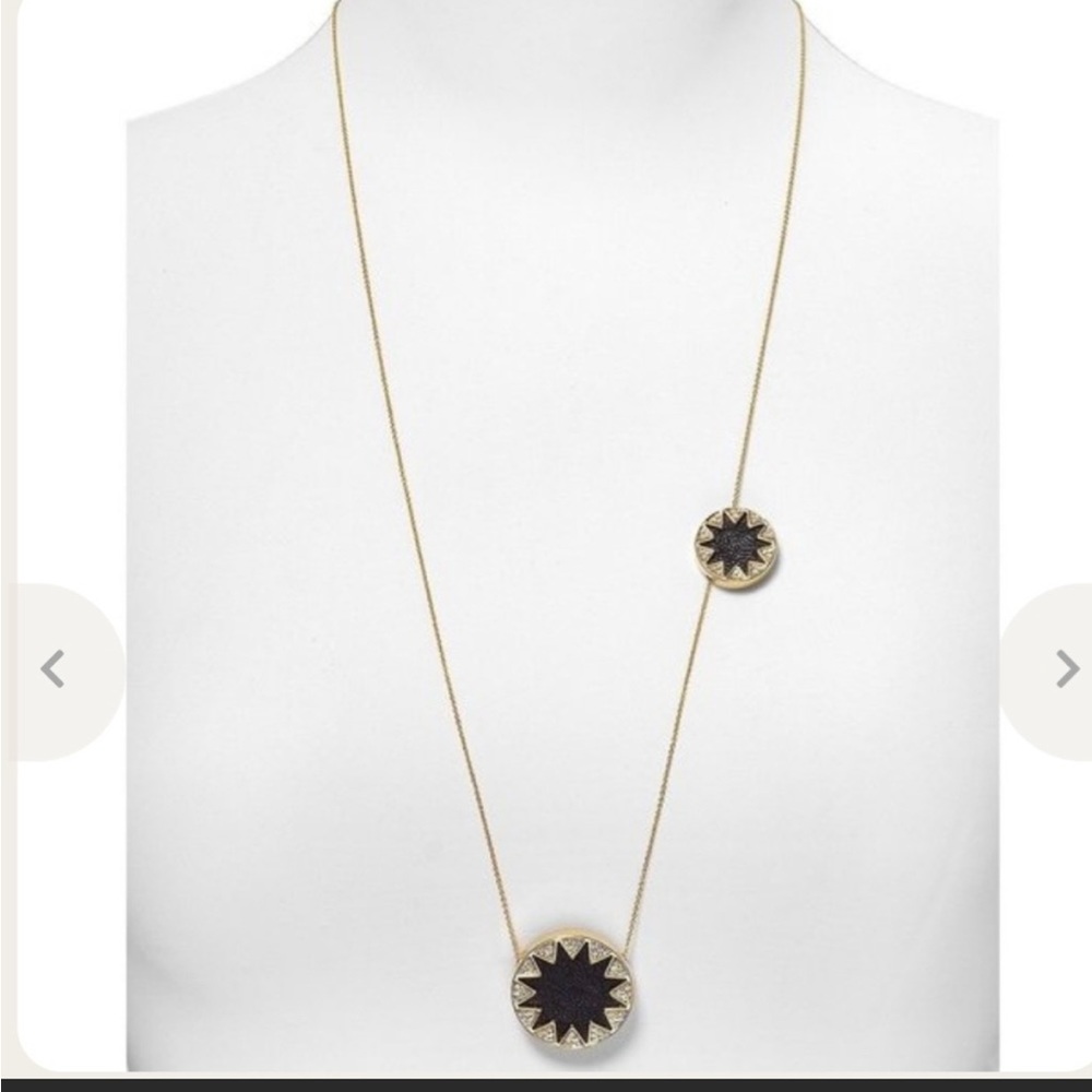 House of Harlow 1960 double sunburst necklace